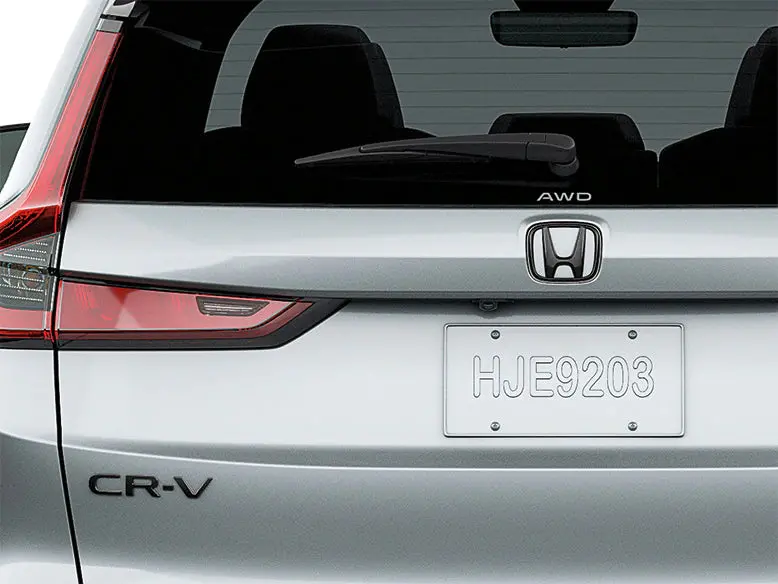 Genuine Honda 2023+ Cr-V Black Emblem Set (H-Mark Logo And "Cr-V") 1