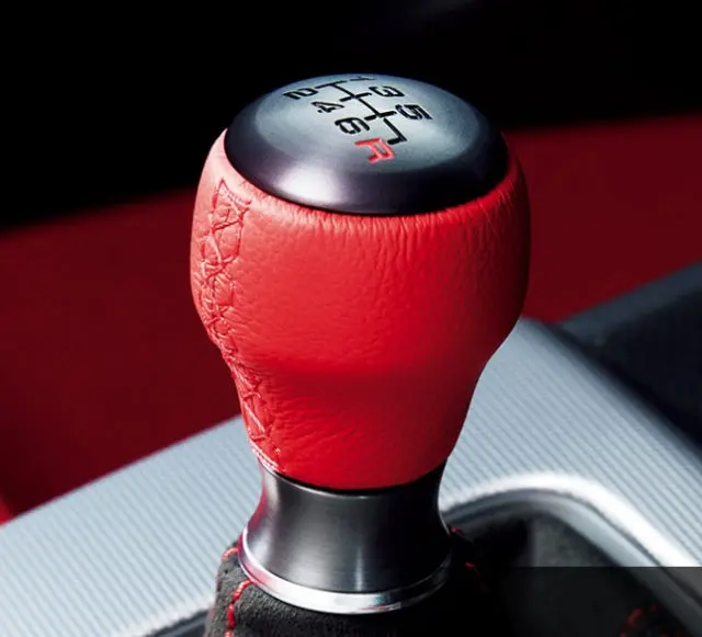 Genuine Honda 2023+ Civic Type-R Fl5 Leather Shift Knob (Red) 1