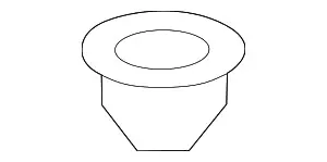 Genuine Honda 74172-Sd4-020 Radiator Mounting (Lower) Cushion 1
