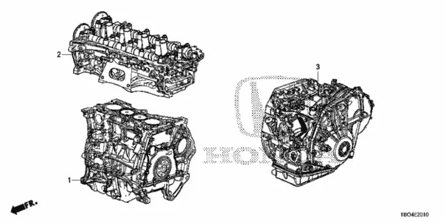 Genuine Honda Civic Si & Cr-V General Cylinder Head Assembly 1