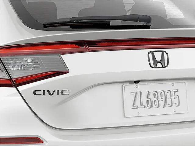Genuine Honda Civic Sport 2022+ "Gloss Black" Exterior Emblem Set 1
