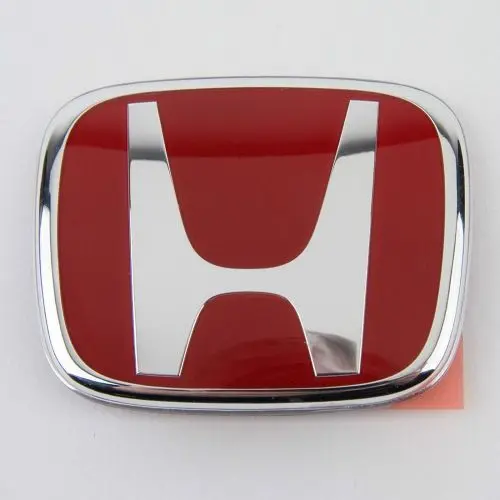 Genuine Honda 2017-2019 Honda Civic Type-R Fk8 Front Red "H" Emblem 1