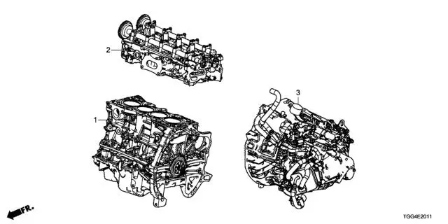 Genuine Honda 2017-2021 Civic Type-R Fk8 General Cylinder Head Assembly 1