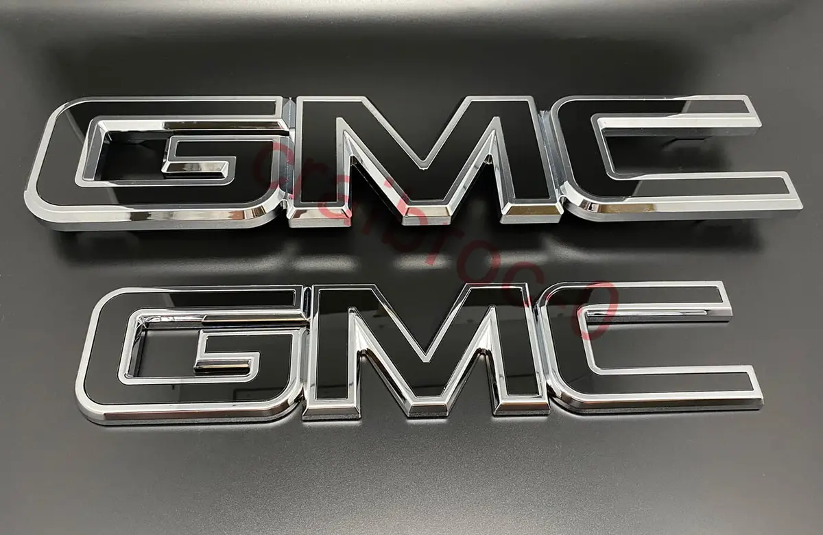 Gmc Sierra Emblem Set 2Pcs 2015-2019 Grille & Tailgate Badge 1