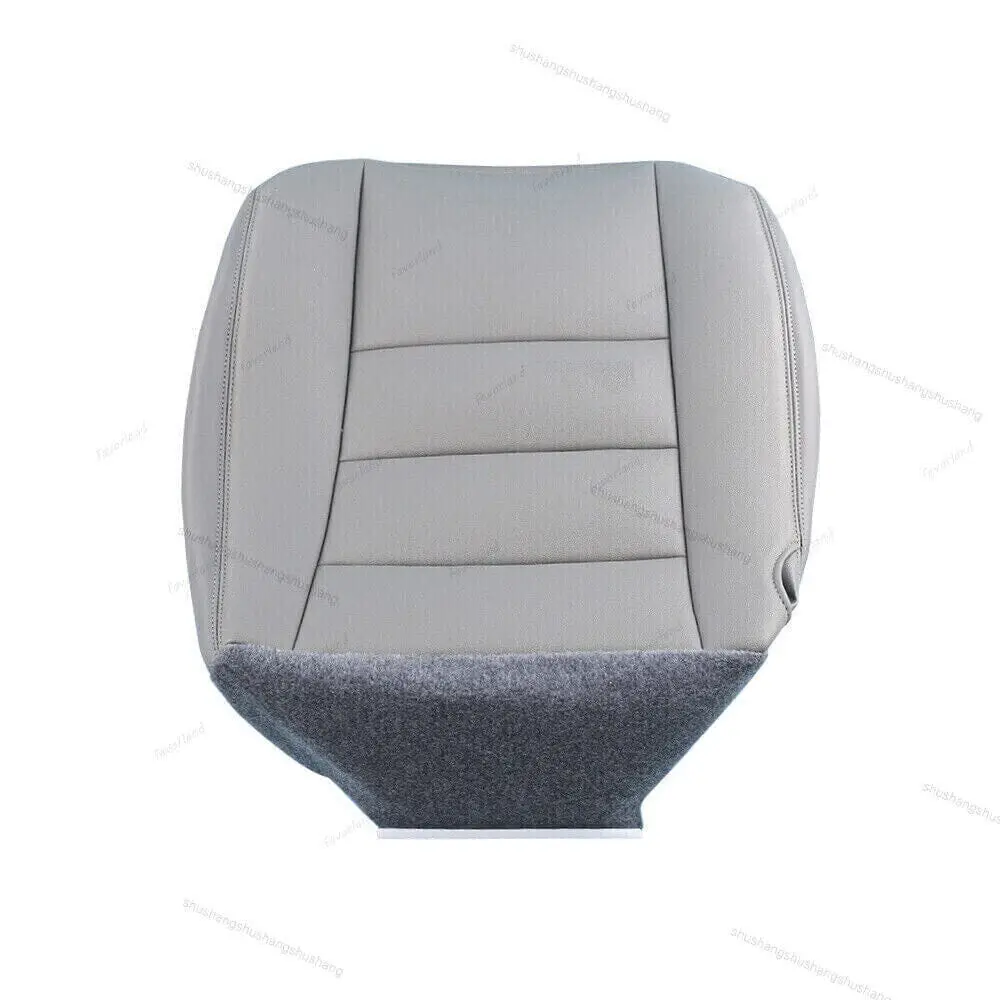 Gray Replacement Vinyl Driver Bottom Seat Cover Fit For Ford F250 F350 2002-2007 1