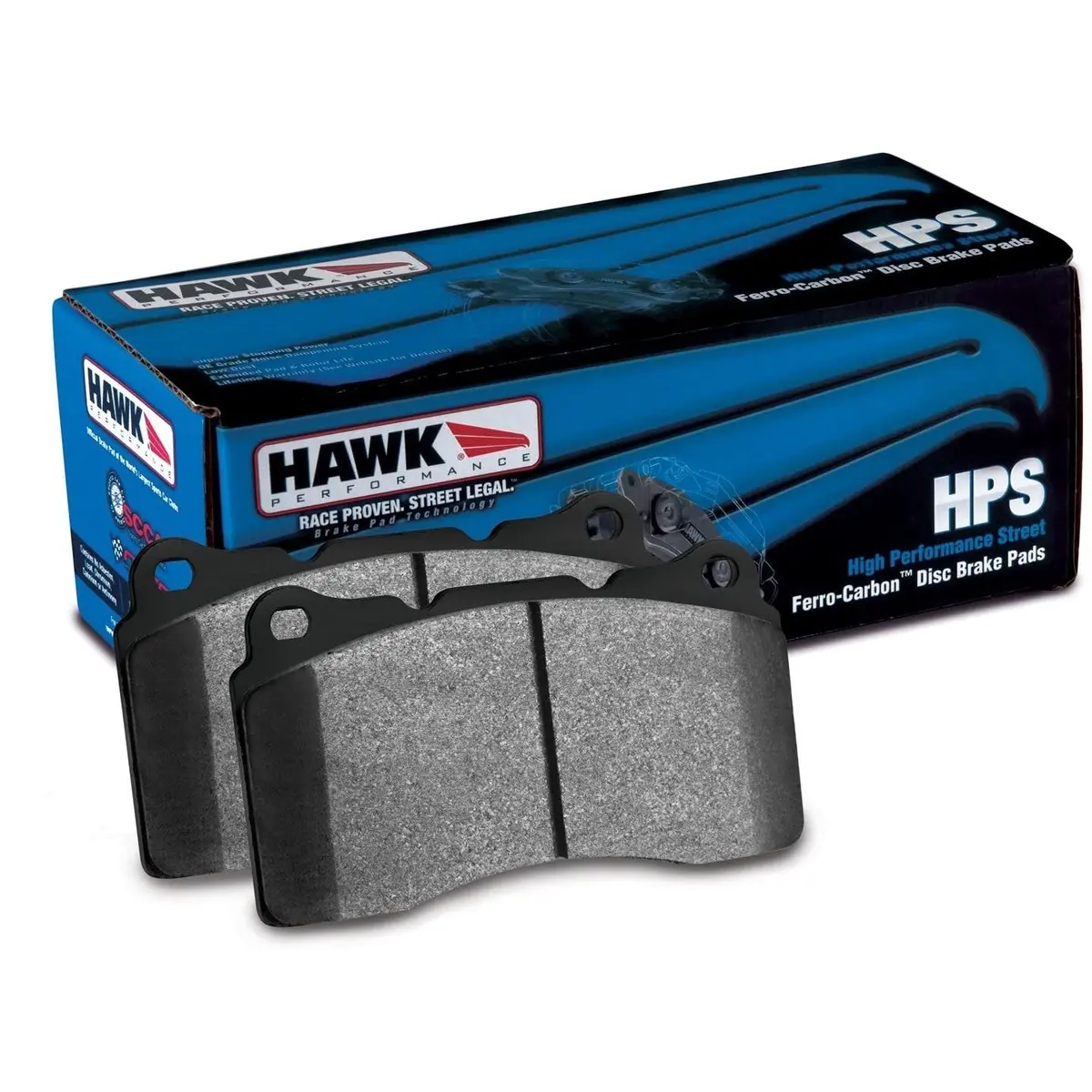 Hawk 2016-2021 Honda Civic Non-Si Front Brake Pads 1