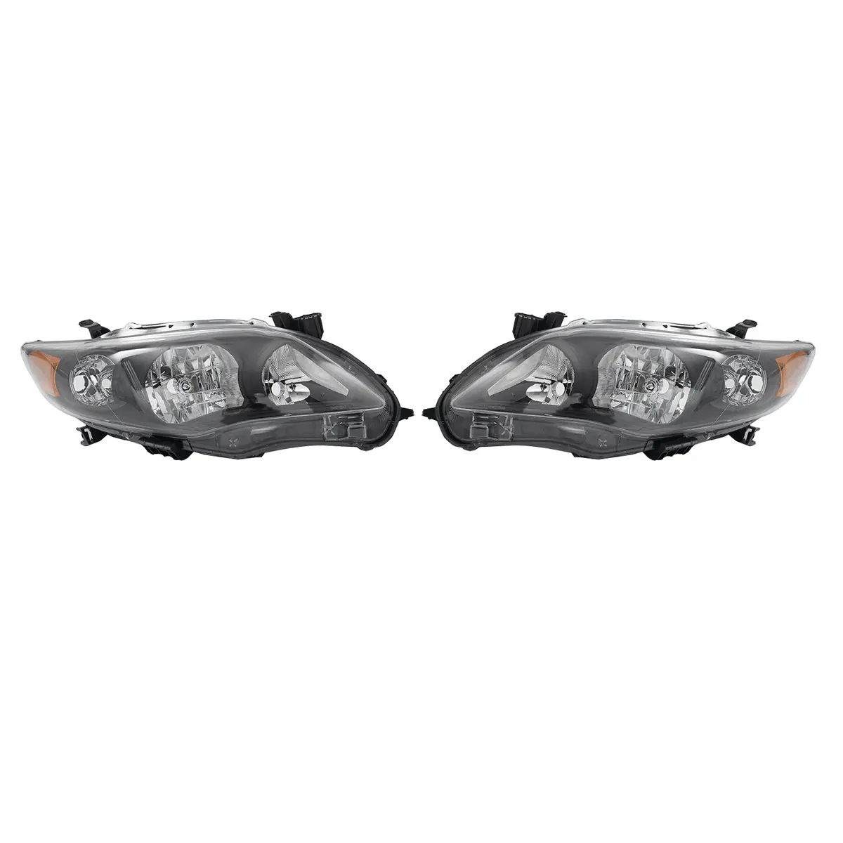 Headlights Fit For Toyota Corolla 2011-2013 Front Headlamps Replacement Pair Set 1