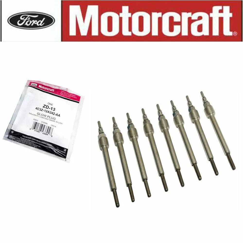 Motorcraft Zd-13 Ford Powerstroke Glow Plugs 4C3z-12A342-Aa 1