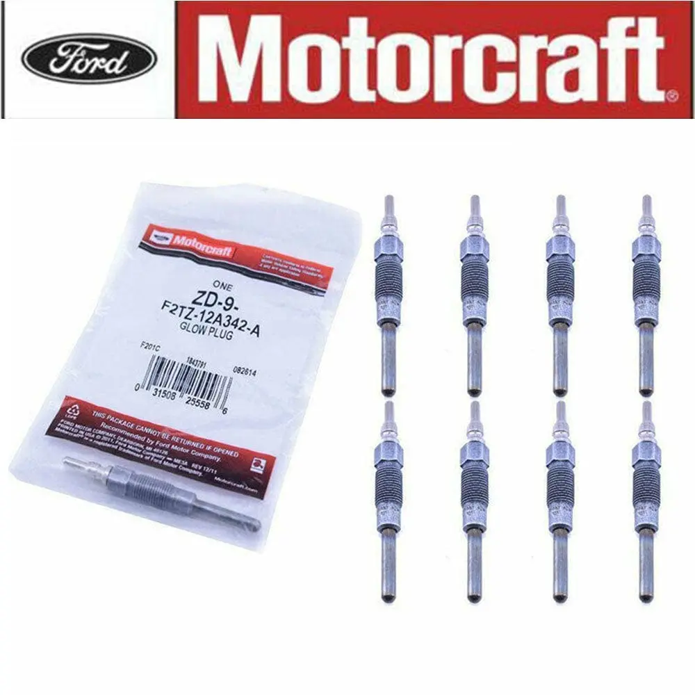 Motorcraft Zd9 Glow Plugs F2tz-12A342-A 1