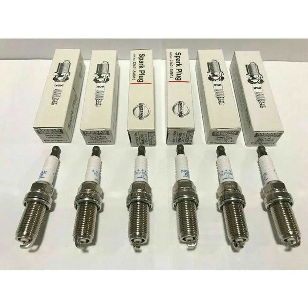 Nissan 22401-5M015 Spark Plugs For Nissan Altima Maxima Infiniti Suzuki Laser Platinum 1