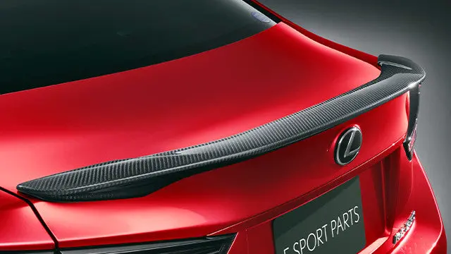 Genuine Lexus Japan 2015-2025 Rc Cfrp Carbon Fiber Rear Trunk Spoiler Kit 1