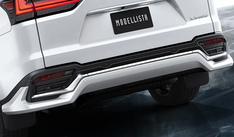 Genuine Lexus Japan 2022-2025 Lx Factory Painted Rear Skirts With Chrome Garnish 11