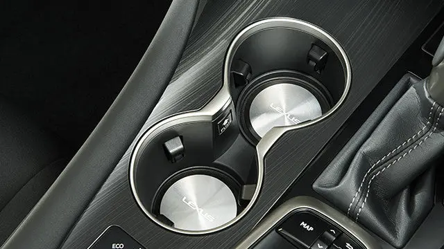 Genuine Lexus Japan 2016-2022 Rx/Rx-L Aluminum Cup Holder Plate Set 4
