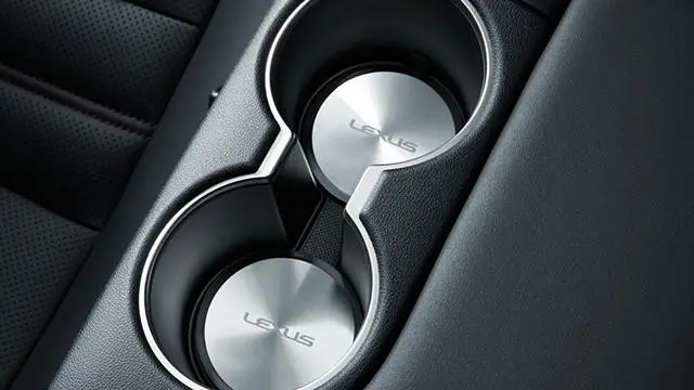Genuine Lexus Japan 2021-2025 Is Aluminum Cup Holder Plate Set 1