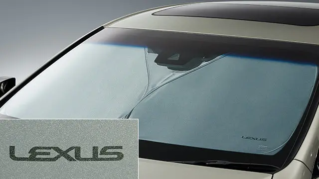 Genuine Lexus Japan 2019-2025 Es Front Sunshade With Lexus Logo 1