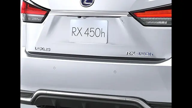 Genuine Lexus Japan 2016-2022 Rx/Rx-L Piano Black Rear Lower Trunk Garnish 1
