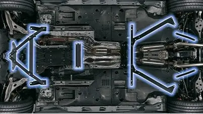 Trd Japan 2019-2025 Lexus Rc Member Brace Kit 1