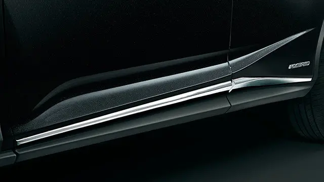 Genuine Lexus Japan 2016-2022 Rx/Rx-L Chrome Body-Side Moldings (Set Of 4) 1