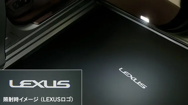 Genuine Lexus Japan 2018-2025 Lc Led Door Courtesy Projection Lamp Unit Set (Set Of 2) 1