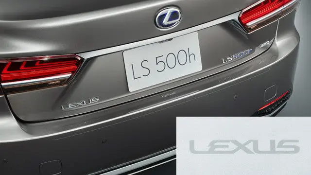 Genuine Lexus Japan 2018-2025 Ls 500/500H Rear Bumper Protection Film 1