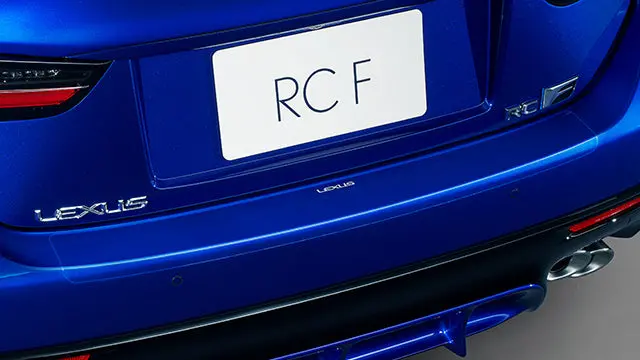 Genuine Lexus Japan 2015-2025 Rc/Rc-F Rear Bumper Protection Film 1