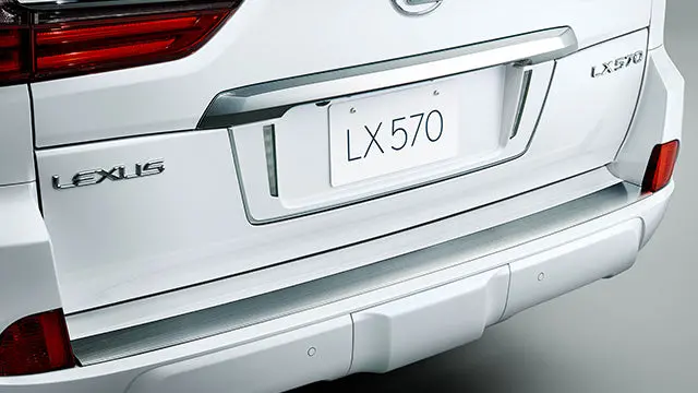 Genuine Lexus Japan 2016-2021 Lx 570 Factory Painted Rear Bumper Step Guard 1