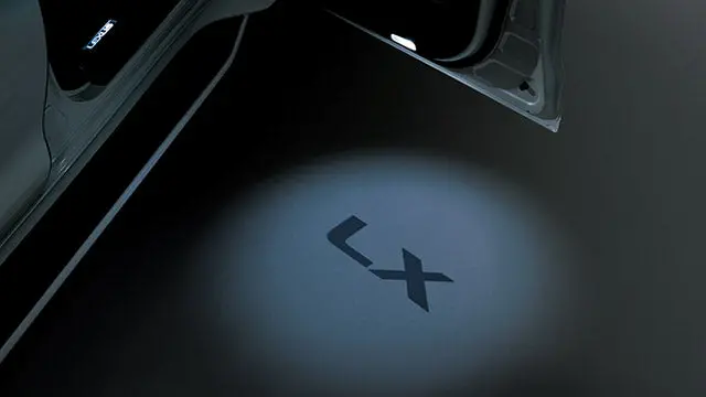 Genuine Lexus Japan 2020-2021 Lx 570 Led Door Courtesy Projection Lamp Unit Set (Set Of 2) 1