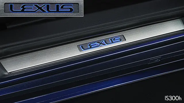 Genuine Lexus Japan 2017-2020 Is Illuminated Door Scuff Plate Set 3