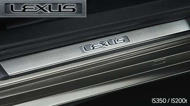 Genuine Lexus Japan 2017-2020 Is Illuminated Door Scuff Plate Set 4
