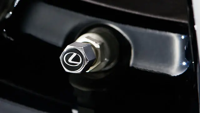 Genuine Lexus Japan Wheel Valve Caps (Chrome) 1