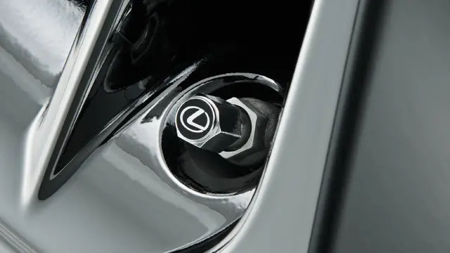 Genuine Lexus Japan Wheel Valve Caps (Chrome) 2