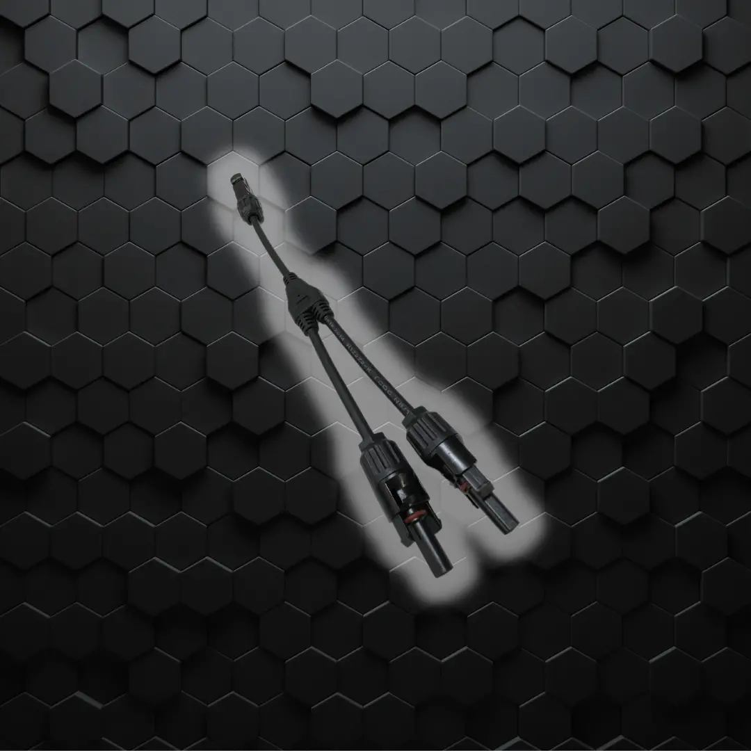 Kt Solar | Y-Lead Connector | Kt70771 | 2 Sockets To 1 Plug -Y Lead 1