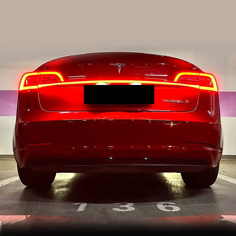 Model 3 & Y Lite Version Full-Width Strip Through Shape Taillight 1