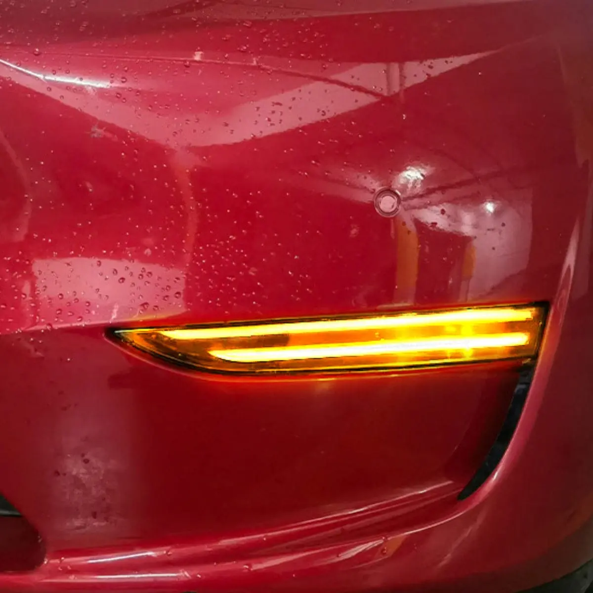 Model 3 & Y Porsche Style Front Driving Lamps Steering Fog Lights 1