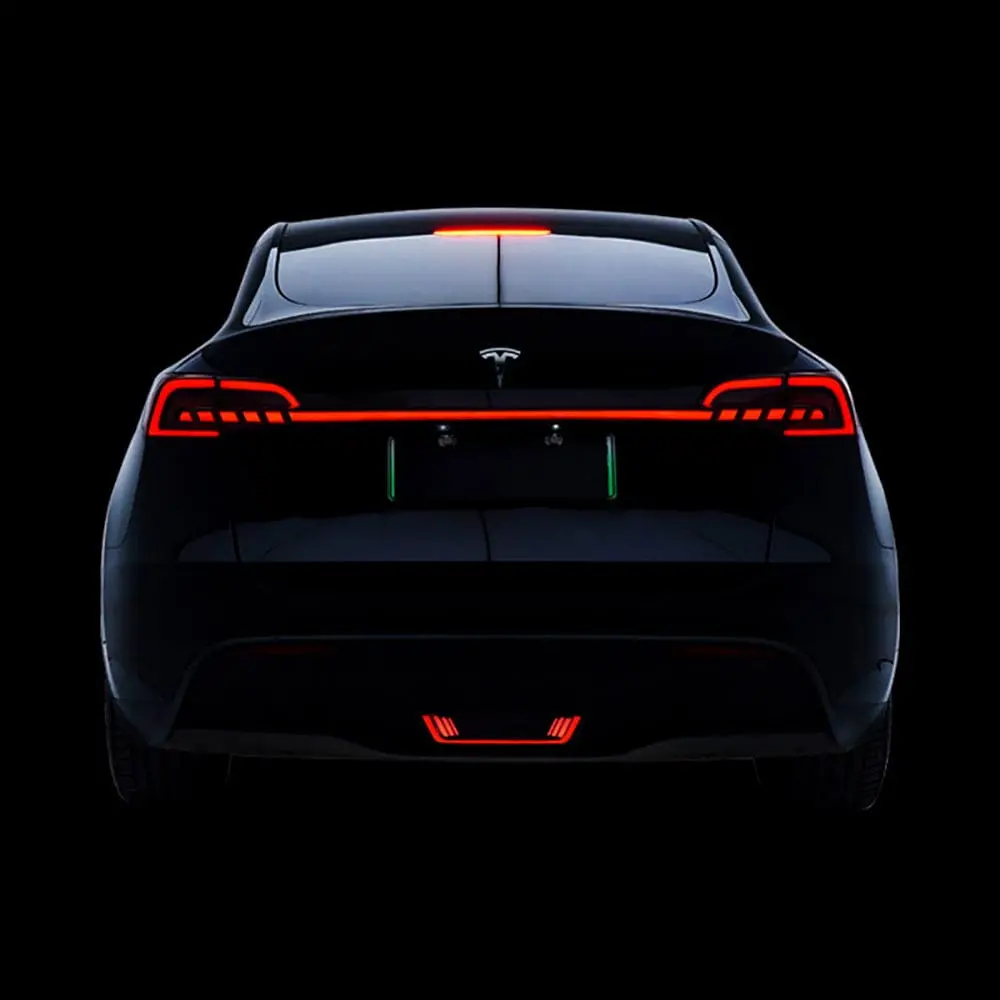 Newest Full-Width Strip Through Shape Tail Lights For Model 3 & Y 1