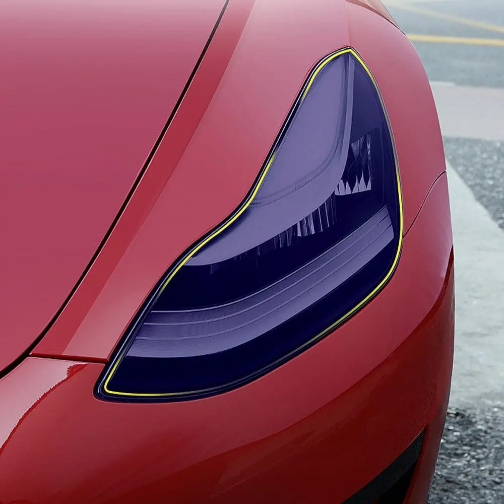 Tesla Headlight Color Changing Film Protective Film For Model 3 & Y & S & X 5