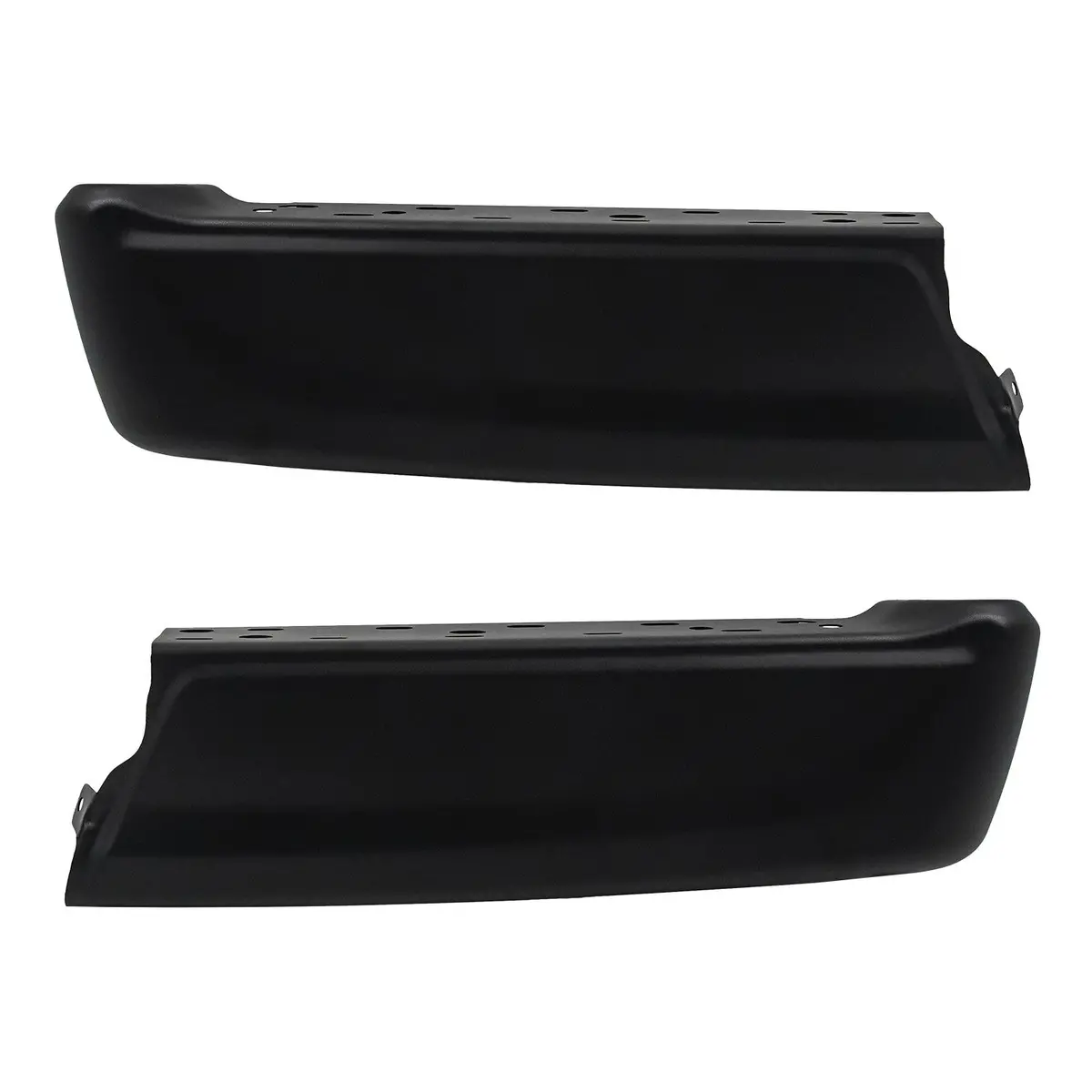 Left Right Black Rear Bumper End Cap Fit For Ford F150 2021-2024 W/O Sensor Hole 1