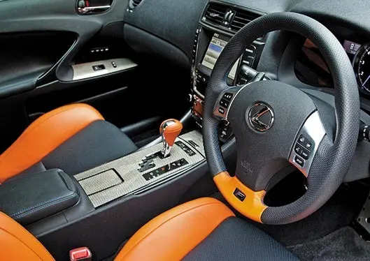 Genuine Lexus Japan 2008-2014 Is-F Ccsr Style Orange Steering Wheel Kit 1