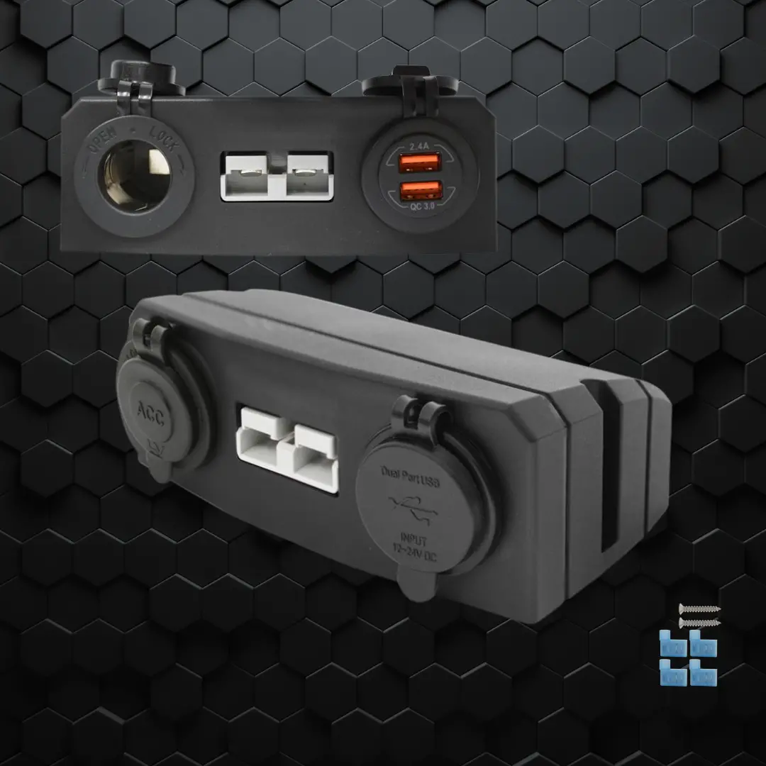 Pdp Electrical | Anderson | Accessory Socket/Usb Surface Mount 1
