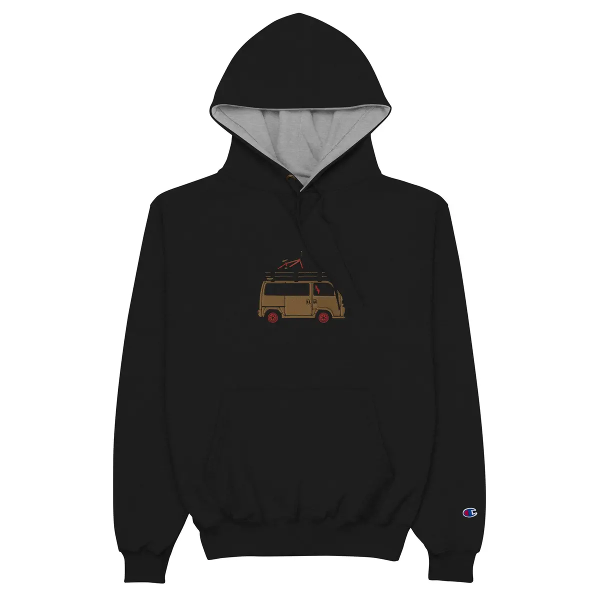 Oiwa Acty Street Embroidered Champion Hoodie 1