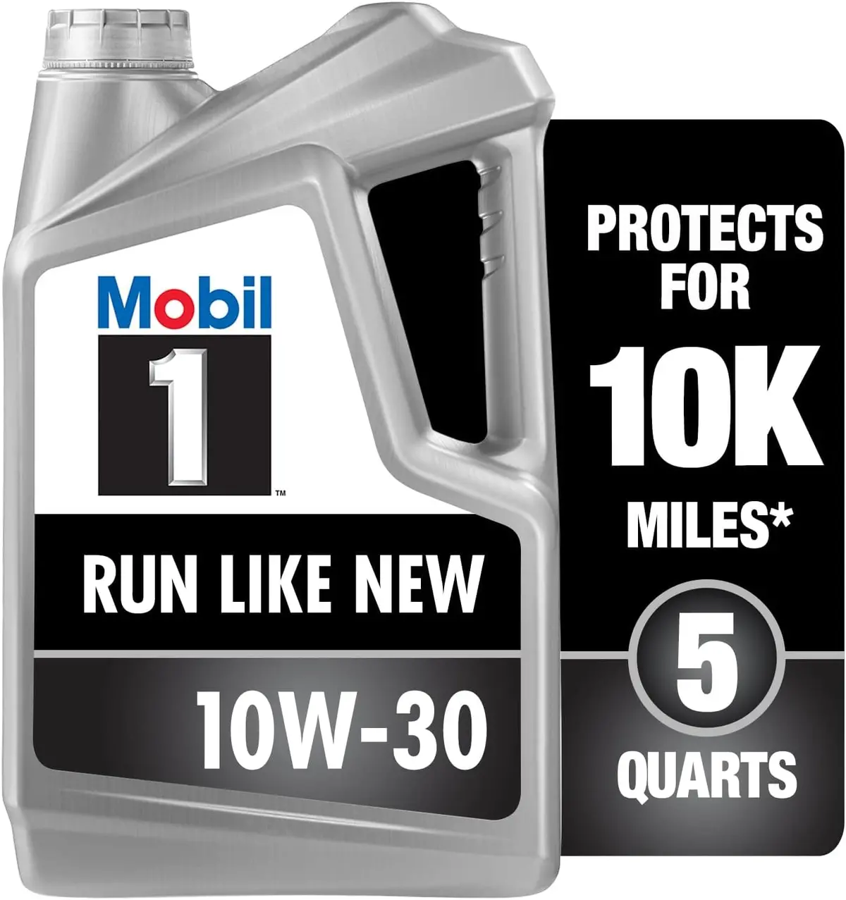 Mobil 1 Advanced Full Synthetic Motor Oil 10W-30, 5 Quart 1