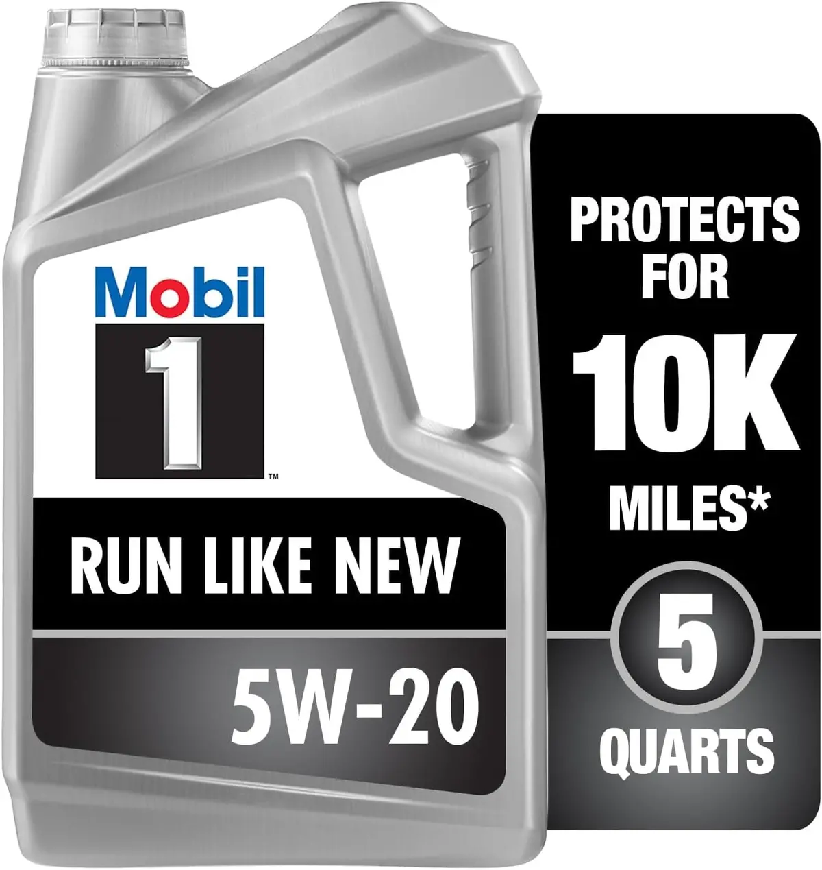 Mobil 1 Advanced Full Synthetic Motor Oil 5W-20, 5 Quart 1