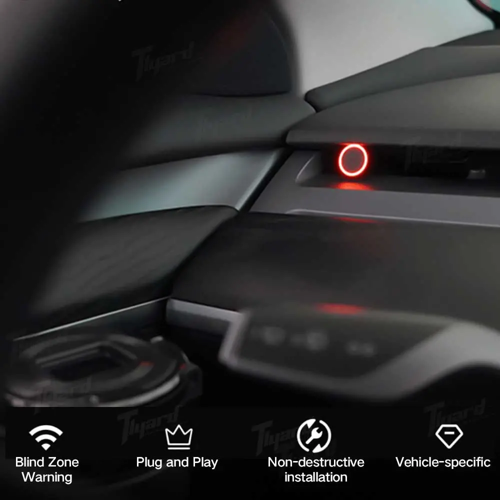 Model 3/Y Blind Spot Monitoring Assist System 8 Rgb Led Beads Bsd | Tlyard Teala Accessories 1
