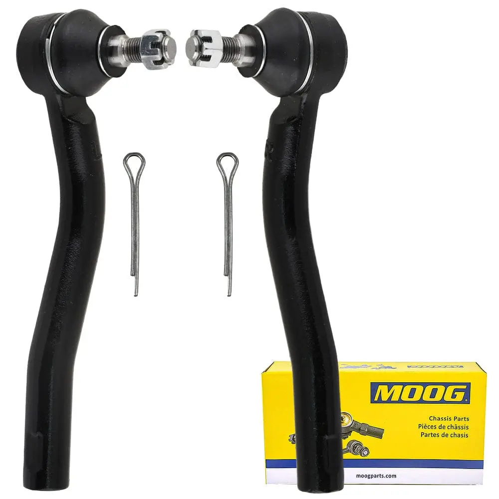 Moog Ford Edge Front Outer Tie Rod End Links Pair 2007- 2014 1