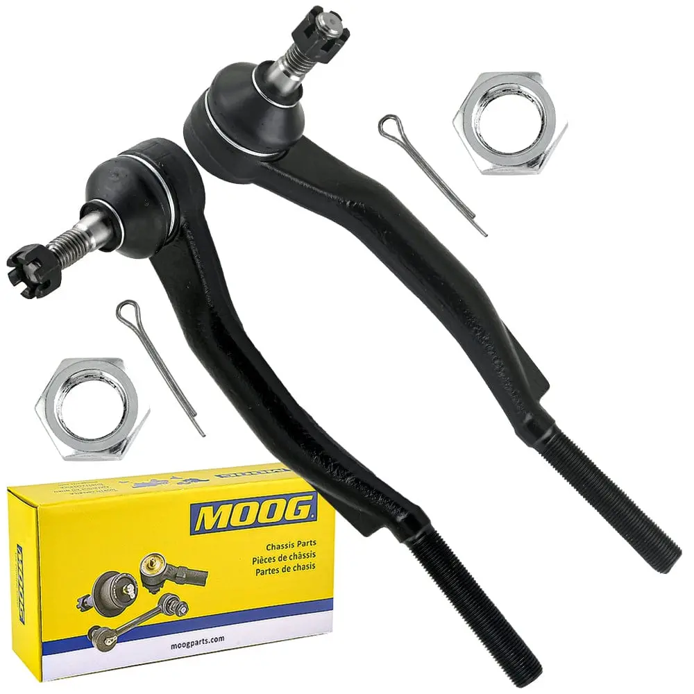 Moog Front Outer Tie Rods 2003 - 2009 Chevy Trailblazer Gmc Envoy 1