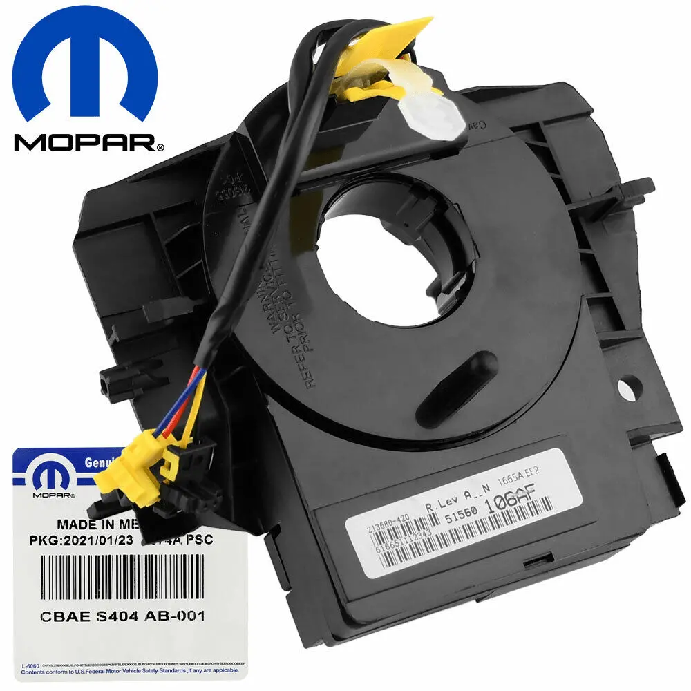 Mopar Steering Wheel Clockspring For Chrysler Dodge Jeep 5156106Af - 5156106Ag 1