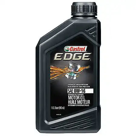 Castrol Edge 0W-16 Full Synthetic Motor Oil 1 Quart 1