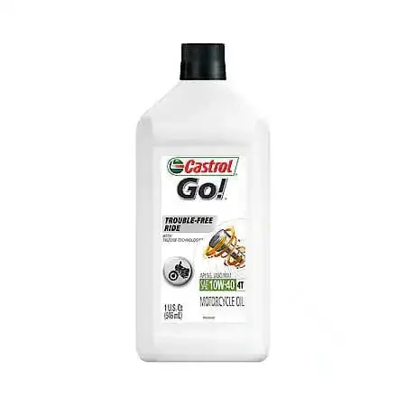 Castrol Go! 4T Conventional 10W-40 Motorcycle Oil: A Trouble-Free Ride Time After Time, 1 Quart 1