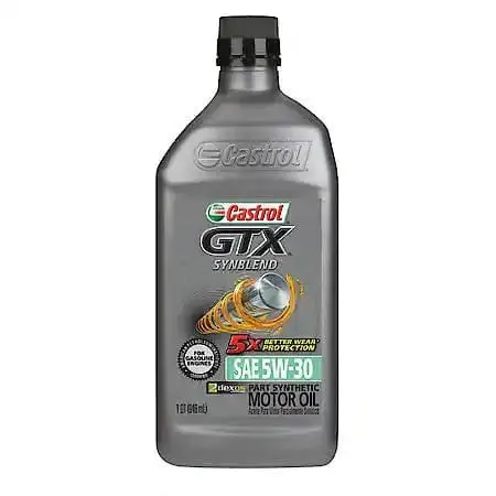 Castrol Gtx Synblend 5W-30 Synthetic Blend Motor Oil (1 Quart) 1