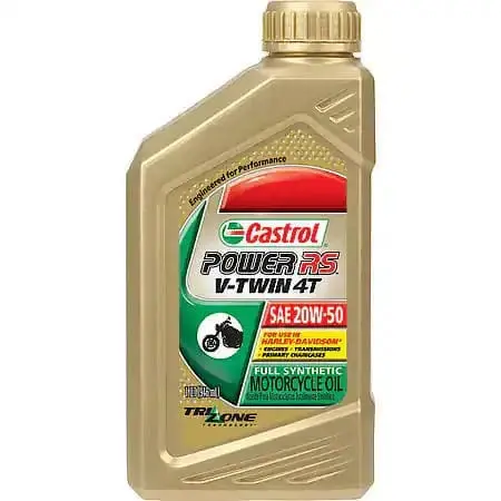 Castrol Power Rs V-Twin 4T 20W-50 Full Synthetic Motorcycle Oil (1 Quart) 1